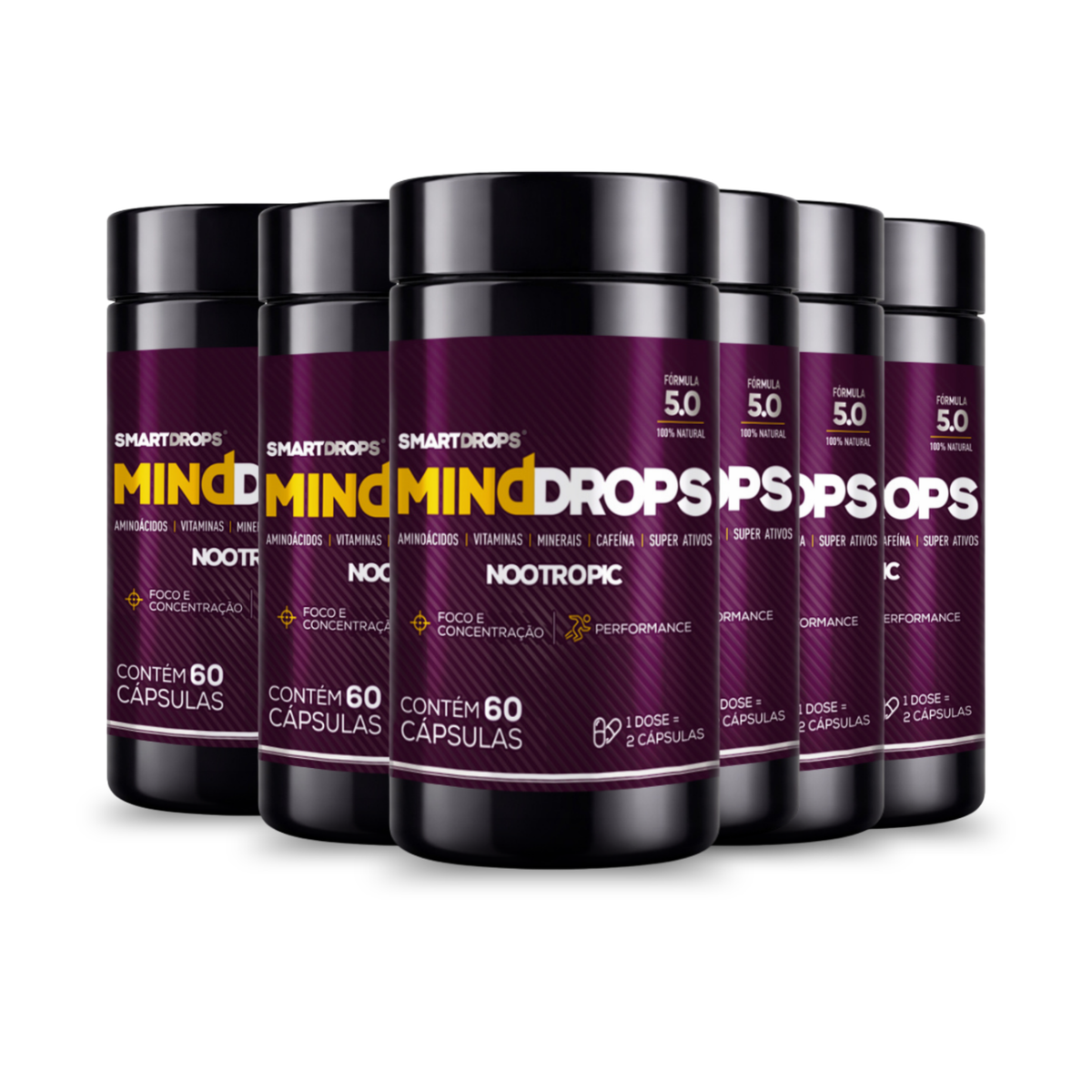 Kit 6 MindDrops | 360 Cápsulas