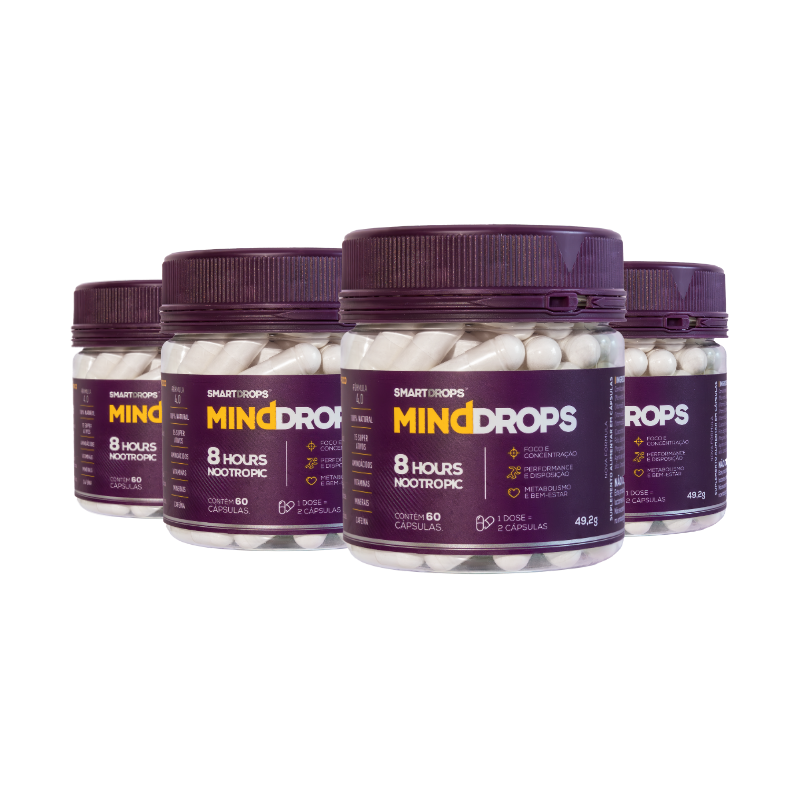 Kit 4 MindDrops | 240 Cápsulas