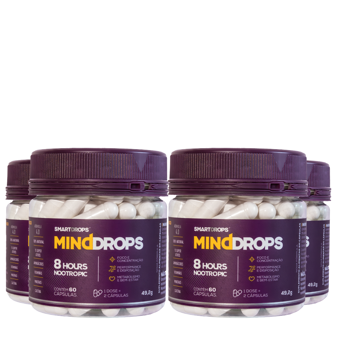 Kit 4 MindDrops | 240 Cápsulas