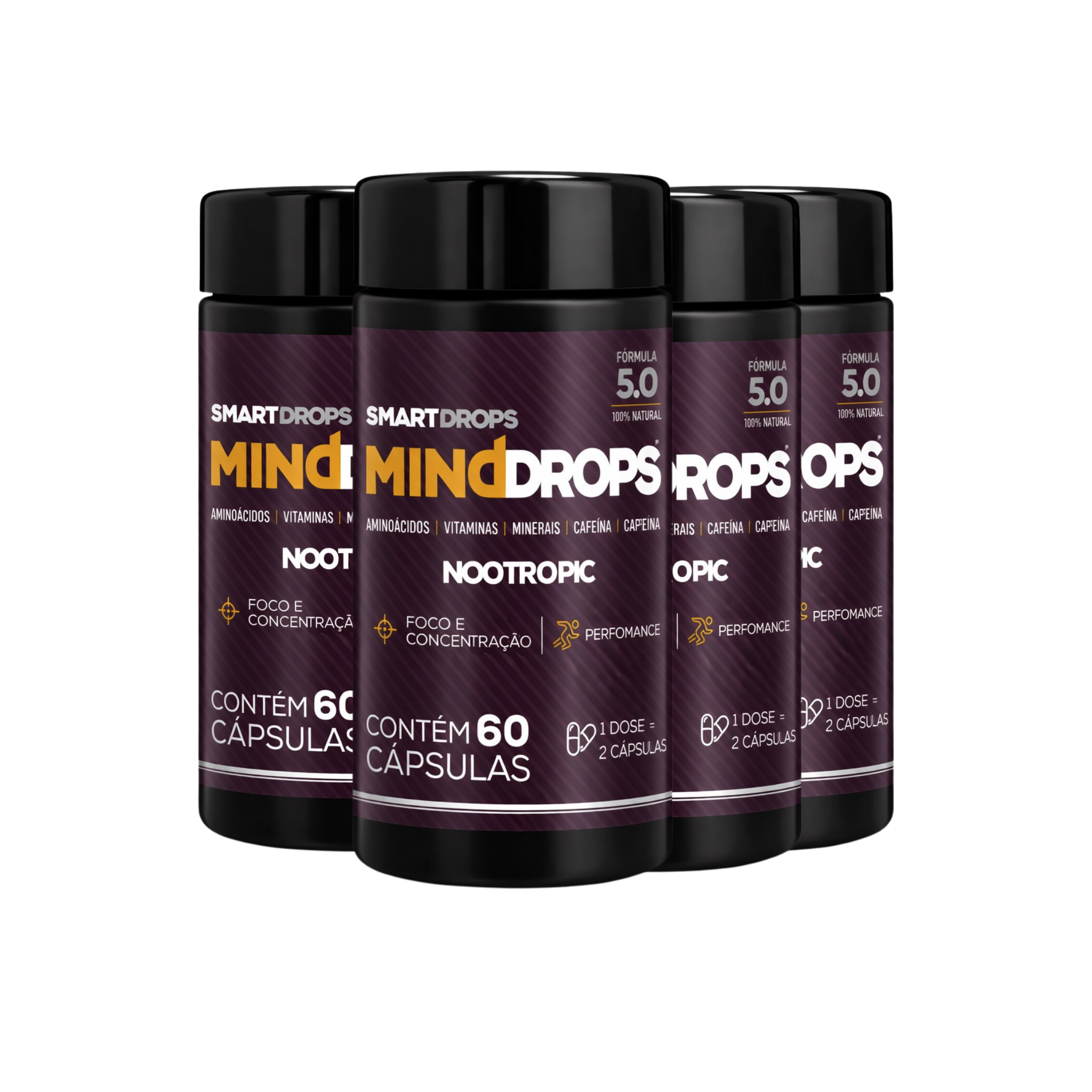 Kit 4 MindDrops | 240 Cápsulas