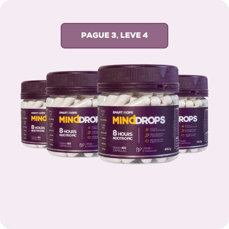 Kit 4 MindDrops | 240 Cápsulas
