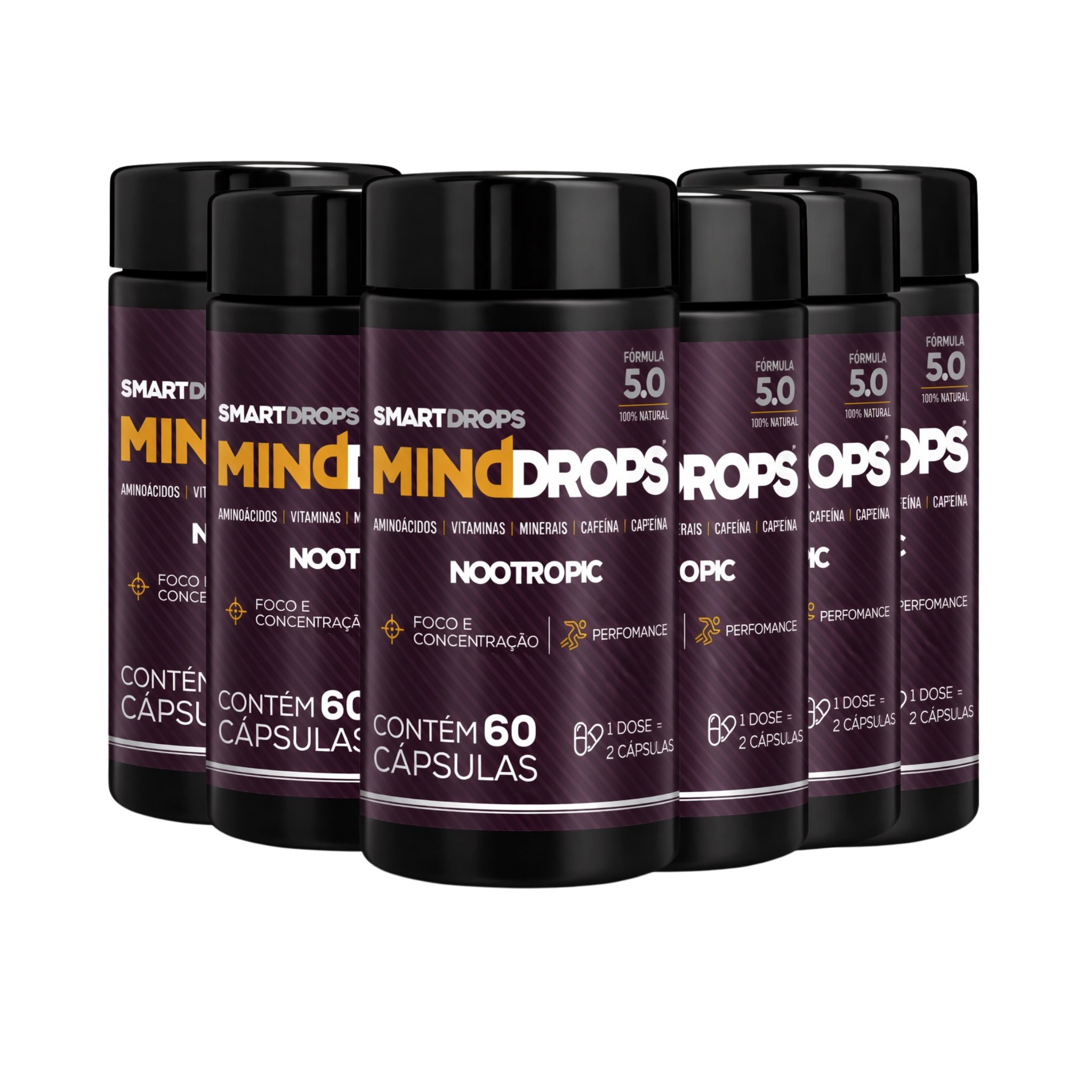 Kit 6 MindDrops | 360 Cápsulas